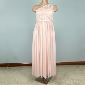 Davids Bridal One Shoulder Bridesmaid Dress F17063